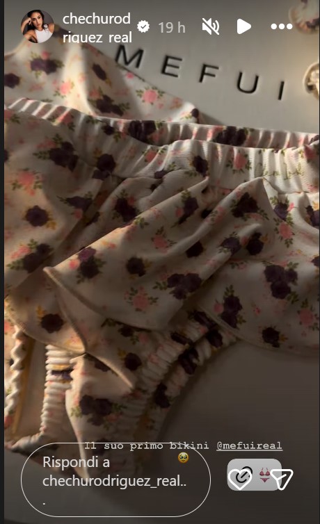 Cecilia Rodriguez mostra sui social il primo bikini di Clara Isabel firmato Me Fui: ecco quanto costa il costumino personalizzato!