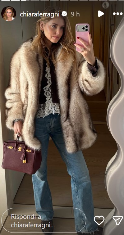 Chiara Ferragni, Look casual-chic con la borsa Hermès che costa una fortuna!