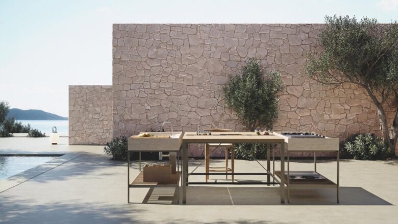 Ernestomeda K-Garden: la nuova cucina outdoor di design che trasforma giardini e terrazze