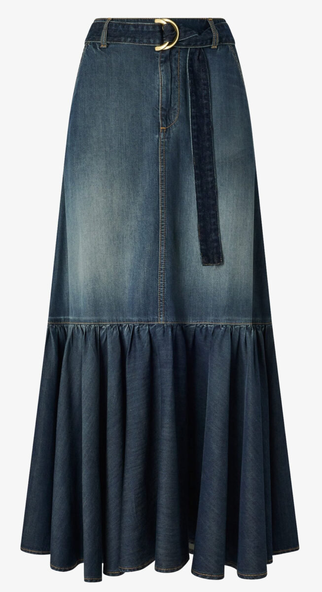 Tutte le gonne lunghe in Denim da sfoggiare questa mezza stagione Tutte le gonne lunghe in Denim da sfoggiare questa mezza stagione