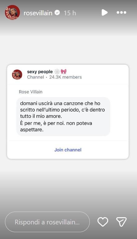 Rose Villain è incinta: il dolce annuncio sui social con una canzone scritta per il bebè in arrivo