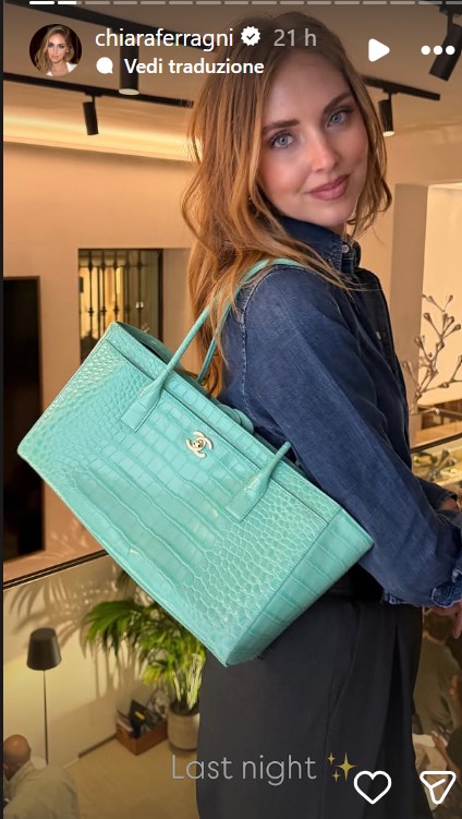 Chiara Ferragni, quanto costa la sua nuova borsa Chanel della Spring Summer 2026