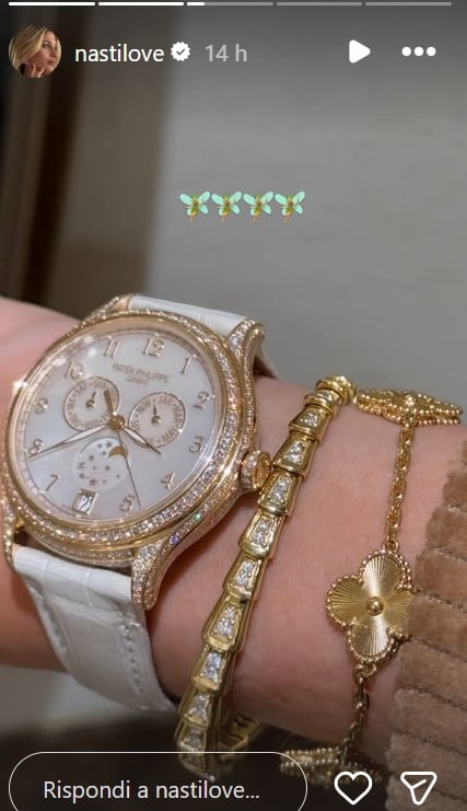 Chiara Nasti sfoggia sui social il suo prezioso orologio griffato: ma quanto costa?