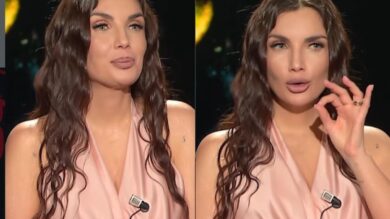 Elettra Lamborghini punta su un total nude Look per l’intervista a Belve FOTO