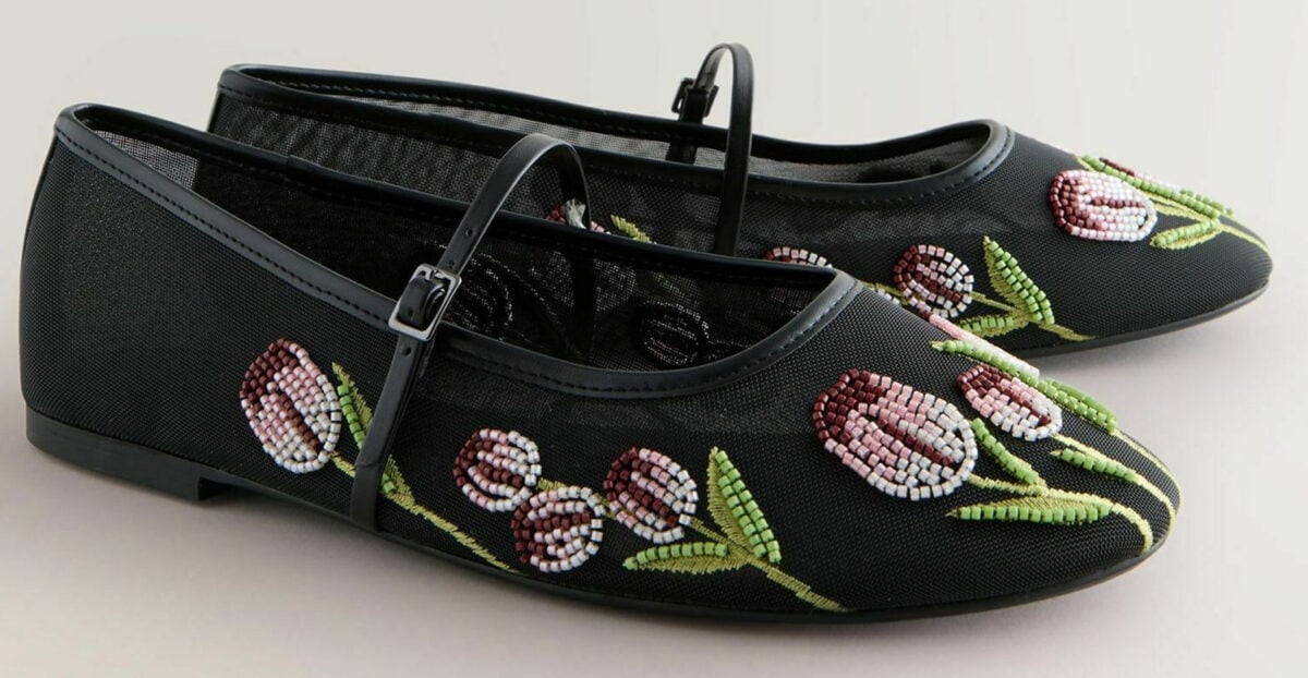 Le ballerine a fiori sono le scarpe più trendy del momento. Très chic! Le ballerine a fiori sono le scarpe più trendy del momento. Très chic!