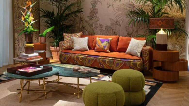 Etro Home Interiors Caresse: la nuova collezione di divani, poltrone e dormeuse ispirata all’Art Déco