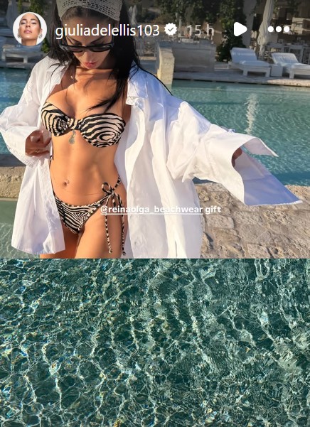 Giulia De Lellis vola al mare con il beach Look di super tendenza FOTO Giulia De Lellis vola al mare con il beach Look di super tendenza FOTO