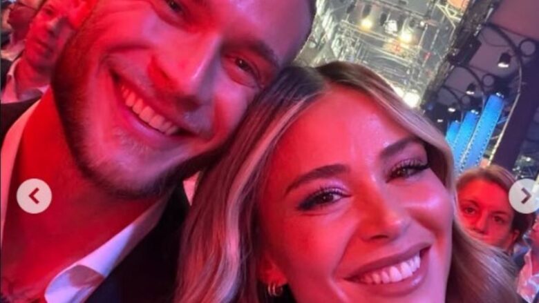 Diletta Leotta sfila sul red carpet con il marito Loris Karius: ecco i Look coordinati
