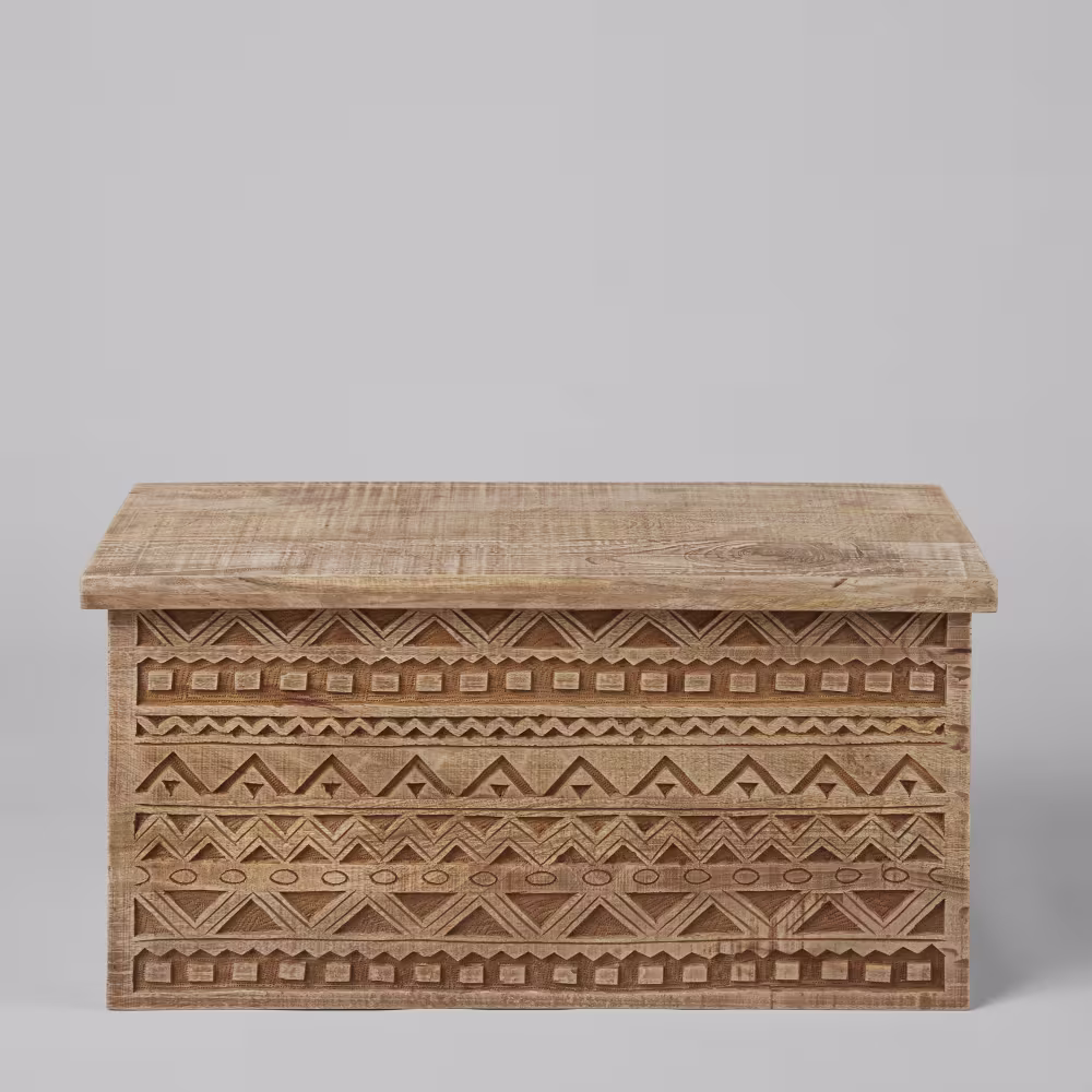 Maisons du Monde: la cassapanca in legno per arredare ingresso, soggiorno e camera da letto